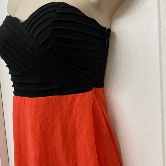 Windsor Strapless High Low Backless Dress Pink Black Small - Picture 6 of 9